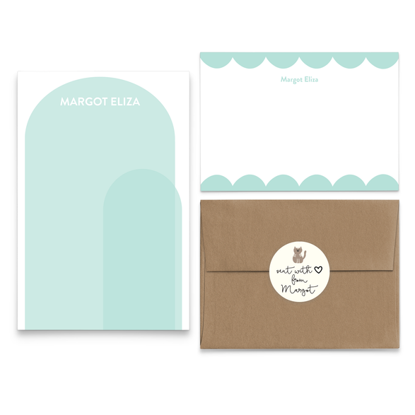 Custom 2" Sticker Labels: Sent With Love