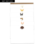 Dogs Flat Notecard Set II