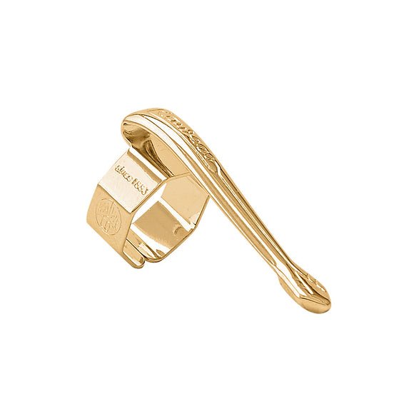 An image of a gold deluxe clip for a Kaweco fountain and rollerball pen