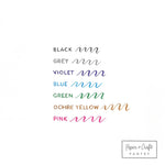 Pentel Sign Brush Pen - 20 color options