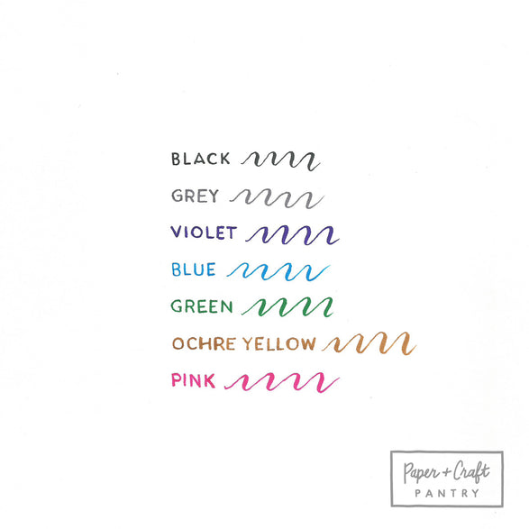Pentel Sign Brush Pen - 20 color options