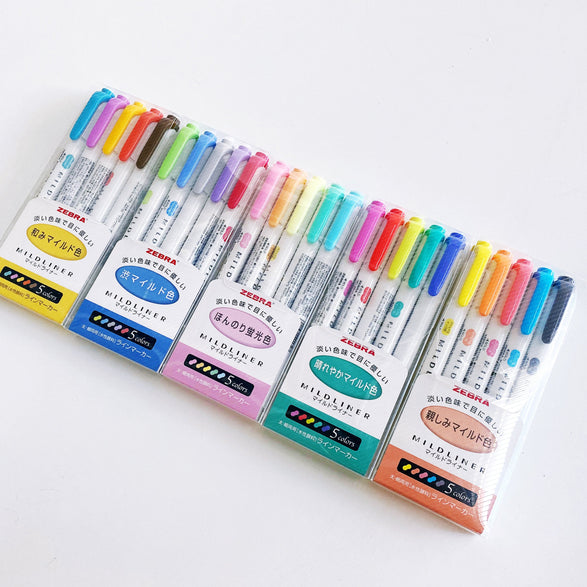Mildliners (Set of 5) - 8 set options