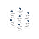 Custom 2" Sticker Labels: Snail Mail