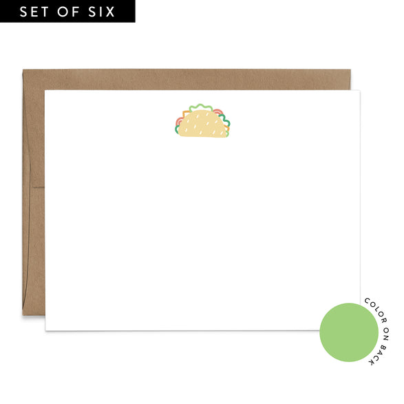 Taco Flat Notecard Set