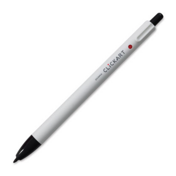 Clickart Retractable Marker Pens - 48 color options