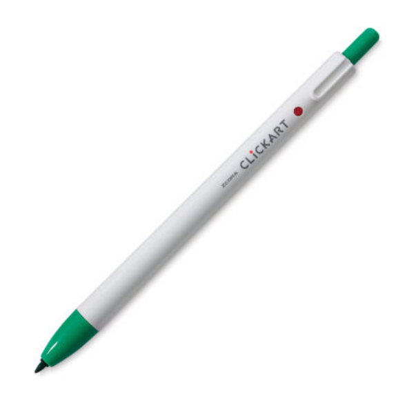 Clickart Retractable Marker Pens - 48 color options
