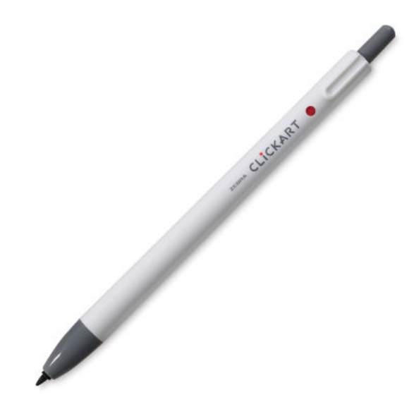Clickart Retractable Marker Pens - 48 color options