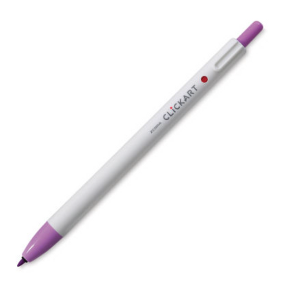 Clickart Retractable Marker Pens - 48 color options