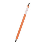 An image of an orange mark'style gel pen on a white background