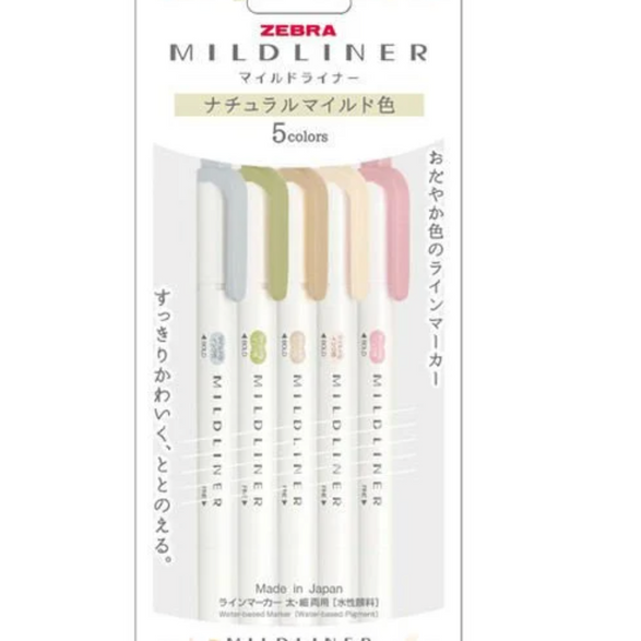 Mildliners (Set of 5) - 8 set options
