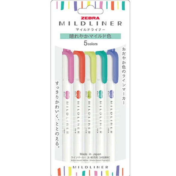 Mildliners (Set of 5) - 8 set options