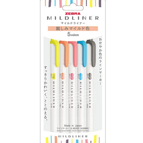 Mildliners (Set of 5) - 8 set options