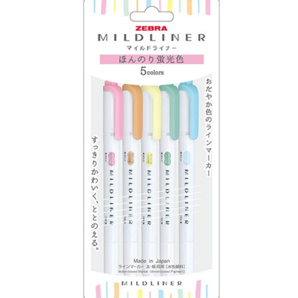 Mildliners (Set of 5) - 8 set options