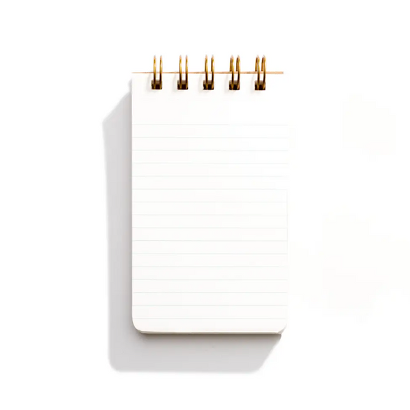 Lined Reporter Notebook - Mustard