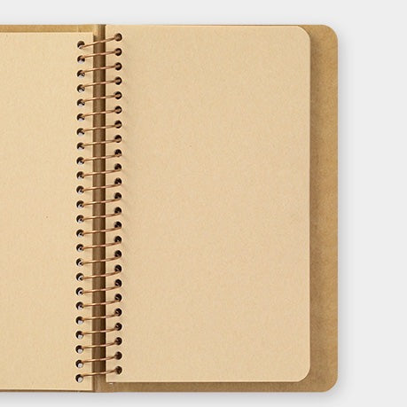 Traveler's Company Blank Spiral Notebook (Kraft Paper) - 2 Size Options