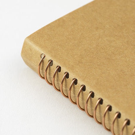 Traveler's Company Blank Spiral Notebook (Kraft Paper) - 2 Size Options