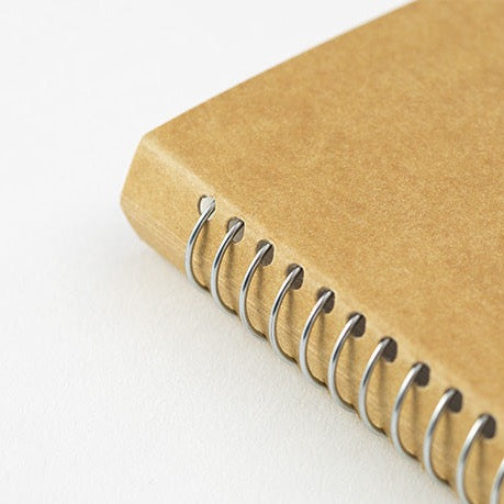 Traveler's Company Blank Spiral Notebook (White Paper) - 3 size options