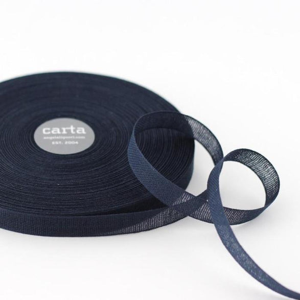 1/2" Loose Weave Cotton Ribbon (by the yard) - 2 color options