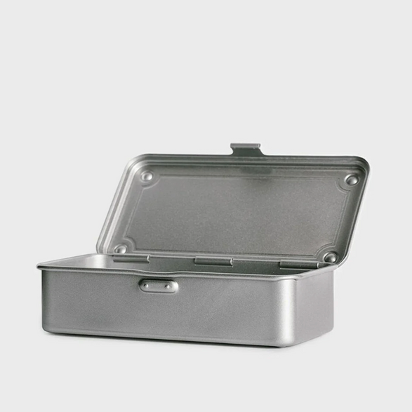 Silver Toyo Steel Toolbox (T190)
