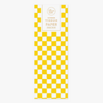 Yellow Checker Tissue Paper Set