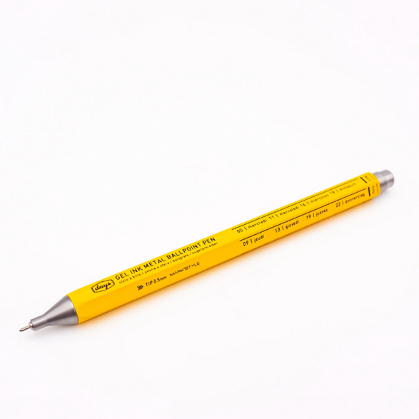 Metal Mark'style Gel Pen - 9 color barrel options